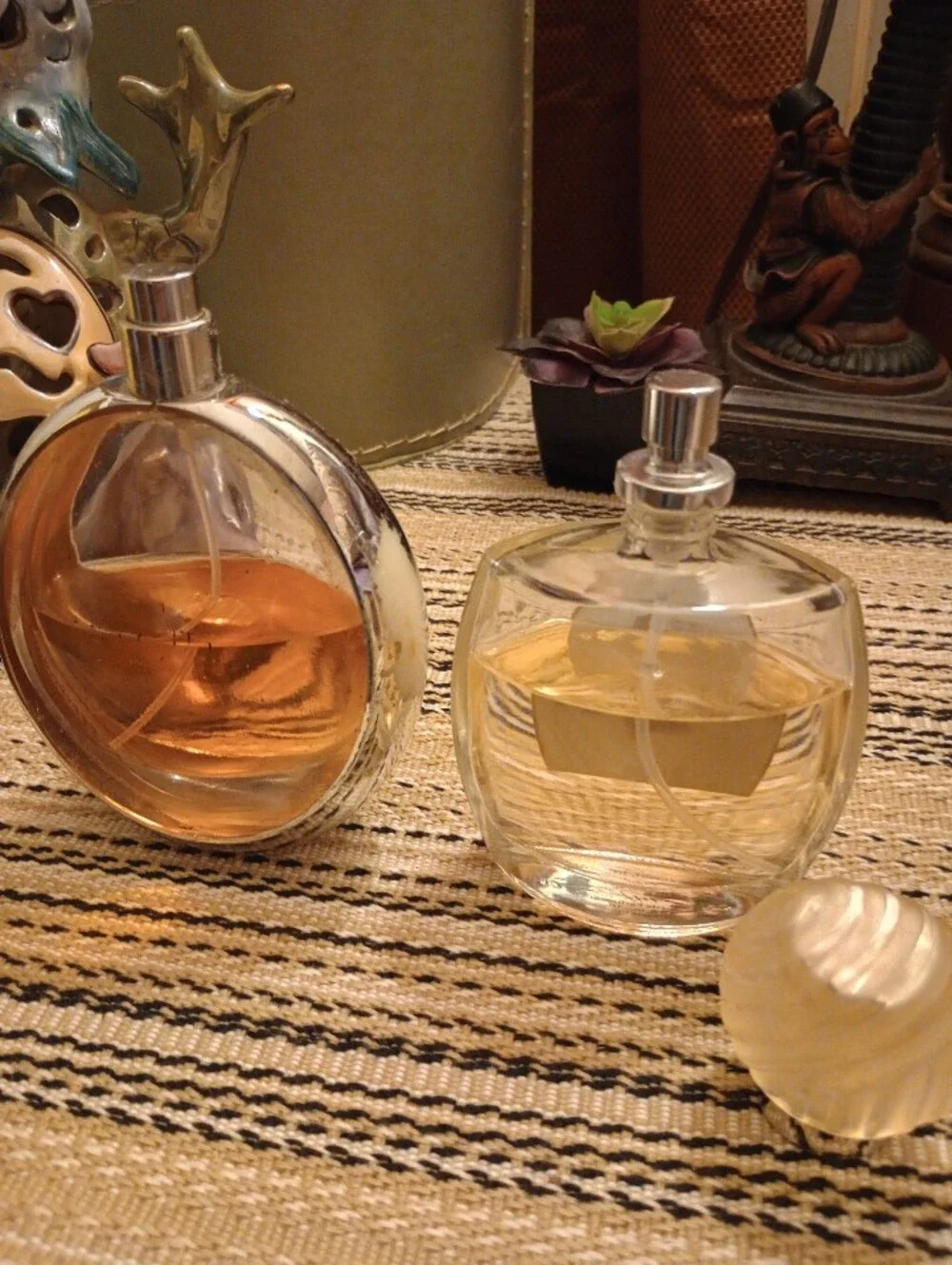 (2) Bundle Deal Women's Nice Feminine Perfumes Large Size ( More Than Half Full)